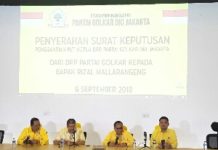 DPP GOLKAR Memberikan Mandat kepada Dr. Rizal Mallarangeng Sebagai PLT DPD GOLKAR DKI Menggantikan Agus Gumiwang