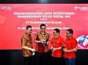Telkomsel dan DIVA Tandatangani Kerjasama Solusi Kasir Digital