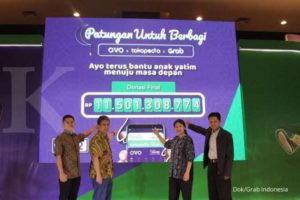 OVO, Grab dan Tokopedia Salurkan Donasi Lebih dari Rp 11 Miliar untuk Pendidikan Berkelanjutan Anak Indonesia
