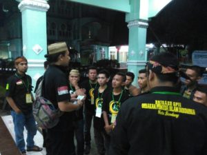 Brigade GPII Mendukung TNI POLRI Bersinergi Mengamankan Pembacaan Hasil Keputusan Akhir MK
