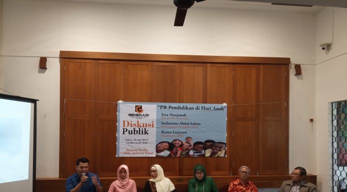 LPA Generasi Sorot Partisipasi Pendidikan Yang Jauh Dari Target RPJMN