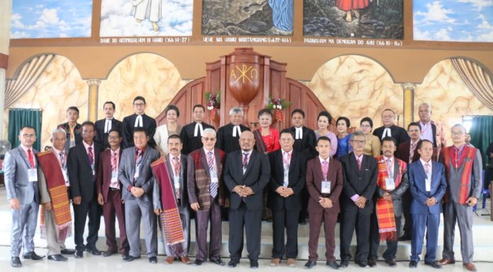 Peresmian HKBP Nazaret Sorong, Ephorus HKBP Berpesan Jadilah Kristen Murni