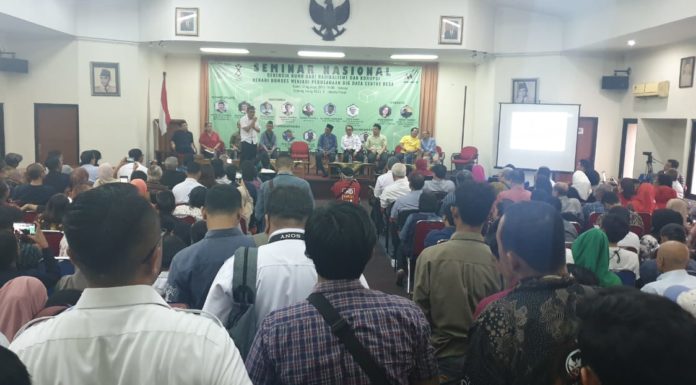 Rumah Milenial Gelar Seminar Nasional “Benahi BUMDes Menjadi Perusahaan Big Data Centre Desa”
