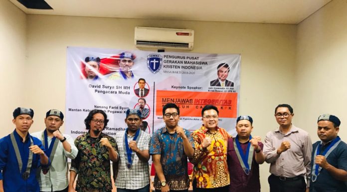 PERSOALKAN INTEGRITAS CAPIM KPK: PP GMKI MENDESAK DPR BEKERJA SECARA INDEPENDEN DAN BEBAS DARI INTERVENSI
