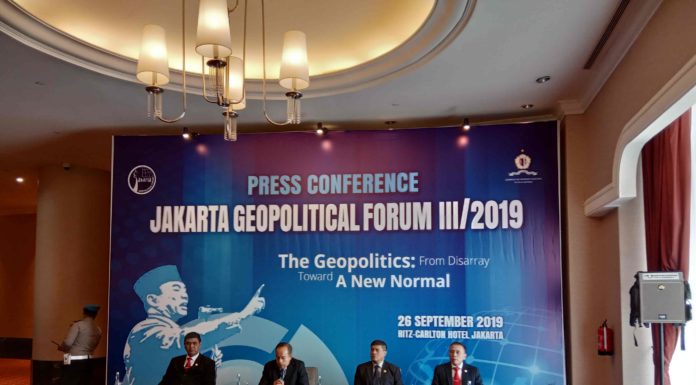 LEMHANAS Gelar “Jakarta Geopolitical Forum lll 2019: From World Disarray Toward a New Normal”