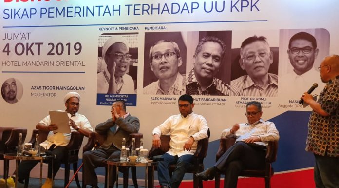 Revisi UU KPK: Pemerintah Tidak Perlu Ragu Menandatangani UU KPK untuk Memperkuat Pemberantasan Korupsi