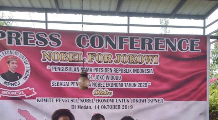 Komite Pengusul Nobel Ekonomi Untuk Jokowi) (KPNEJ) Usulkan Presiden RI Ir. H. Joko Widodo sebagai Calon Penerima Nobel Ekonomi Tahun 2020 Ke Komite Nobel di Oslo-Norwegia