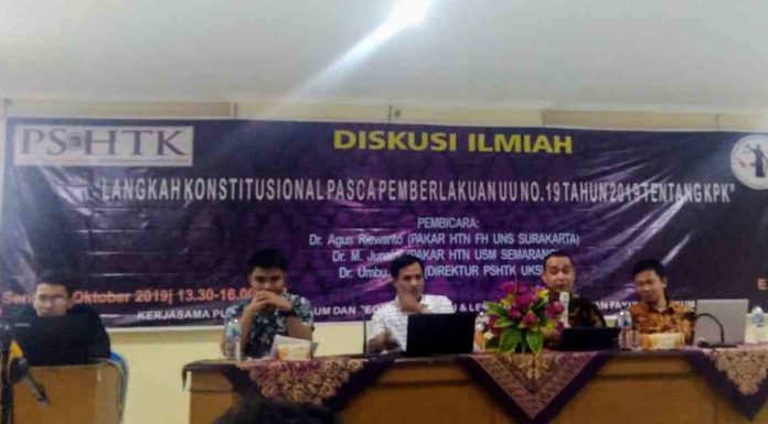 Langkah Konstitusional Pasca Pemberlakuan UU No.19 Tahun 2019 tentang KPK