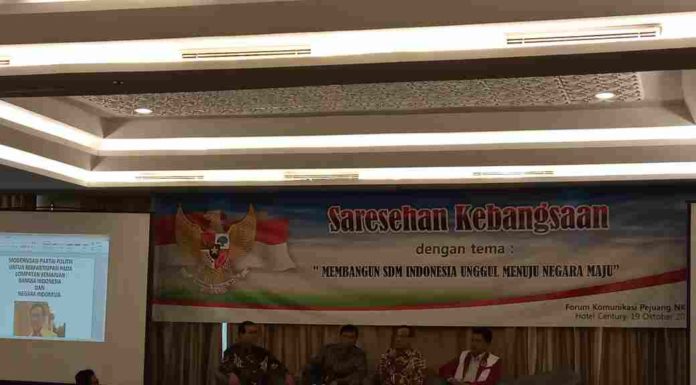 Forum Pejuang NKRI Gelar Sarasehan Kebangsaan “Membangun SDM Indonesia Unggul Menuju Negara Maju”
