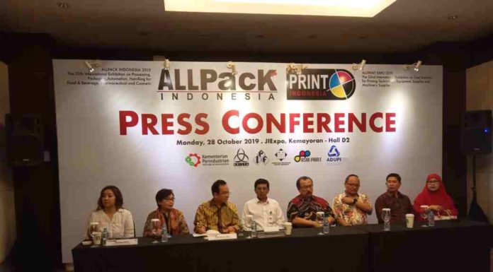 KRISTA EXHIBITIONS KEMBALI GELAR PAMERAN ‘ALLPACK INDONESIA 2019: 30 OKT – 2 NOV 2019