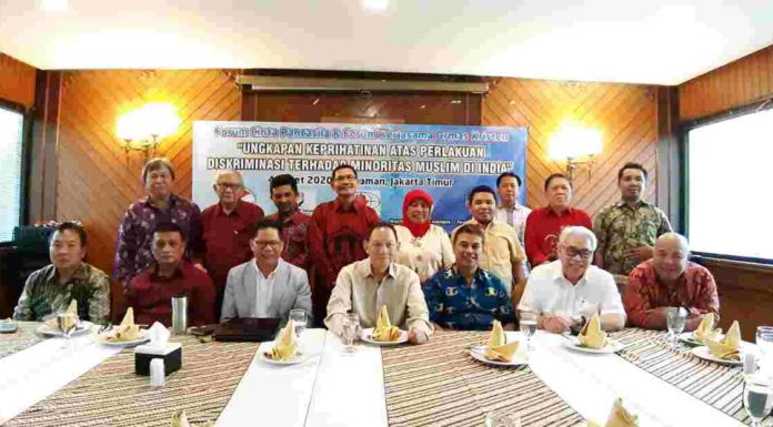FORUM CINTA PANCASILA DAN FORUM KERJASAMA ORMAS KRISTEN UNGKAPKAN KEPRIHATINAN ATAS PERLAKUAN DISKRIMINASI TERHADAP MINORITAS MUSLIM DI INDIA