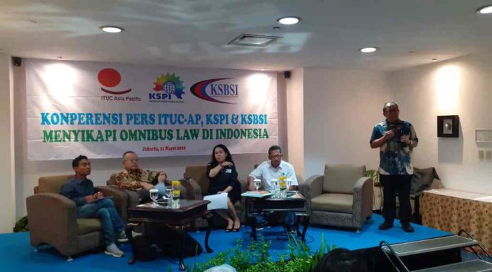 Gerakan Serikat Buruh Internasional Mendukung Pekerja Indonesia untuk Menghentikan RUU Omnibus