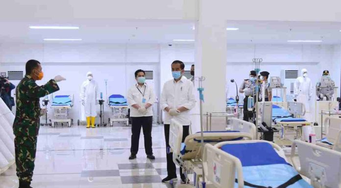 Penanganan Pasien Covid – 19, Jokowi: Wisma Atlet Siap Tampung 3.000 Pasien