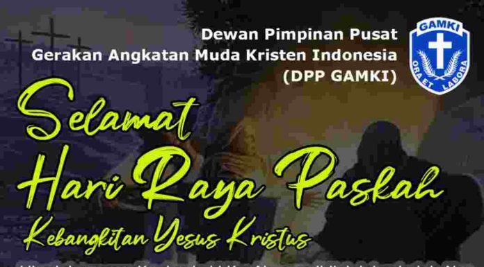 Pesan Paskah DPP GAMKI Tahun 2020: Mari Saling Bertolongan-Tolongan dan Berbagi Di Masa Bencana Kesehatan Covid-19