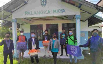 GMKI Cabang Palangka Raya Gelar Bakti Sosial Berbagi Sembako Bagi Masyarakat Kecil Terdampak Wabah Corona