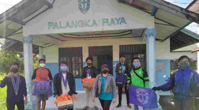 GMKI Cabang Palangka Raya Gelar Bakti Sosial Berbagi Sembako Bagi Masyarakat Kecil Terdampak Wabah Corona