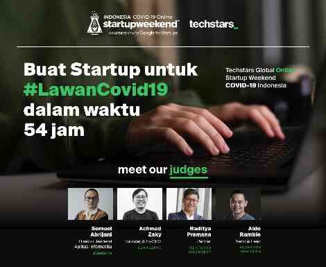 Bikin Startup untuk #LawanCovid19 dalam Waktu 54 Jam di Global Online Startup Weekend COVID-19 Indonesia