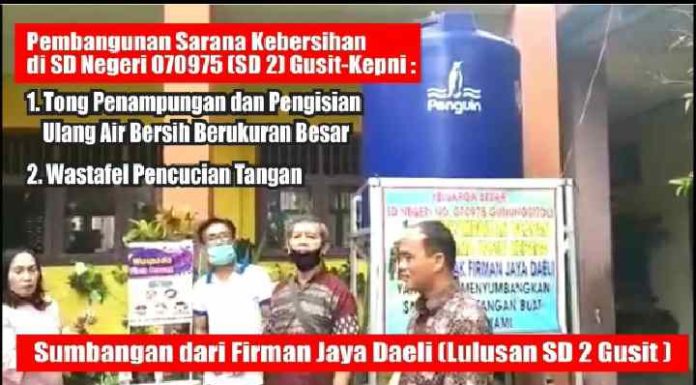 Gedung SD, Pembangunan Sarana Kebersihan & Kesehatan, Dan Komitmen Alumni