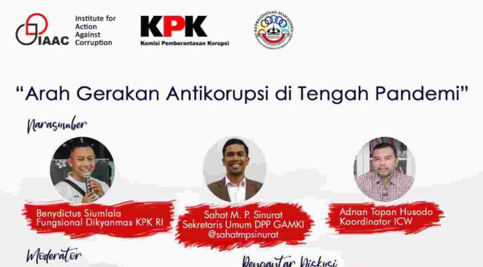 IAAC Minta Pemerintah Kelola Anggaran Penanganan COVID-19 Secara Transparan dan Akuntabel