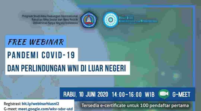 PANDEMI COVID 19 MENGANCAM WNI DI LUAR NEGERI