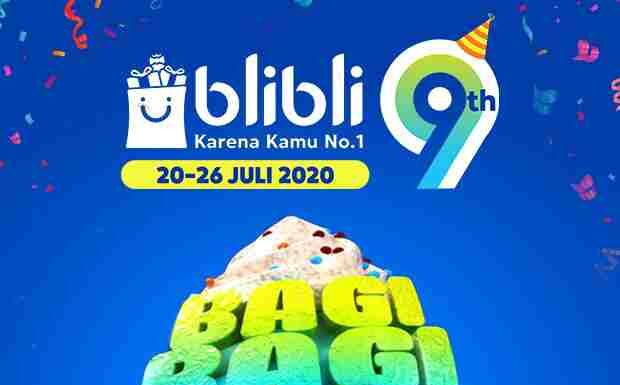 Rayakan Ulang Tahun ke Sembilan, Blibli Ajak Pelanggan Nikmati Kemeriahan Festival dari Rumah