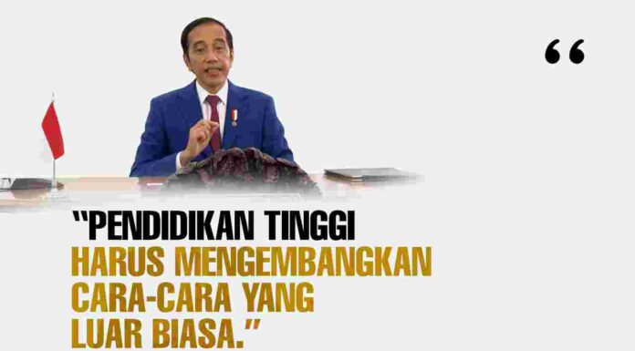 Empat Pesan Presiden Jokowi untuk Pendidikan Tinggi Indonesia