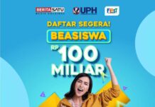 UPH, First Media dan Berita Satu Berkolaborasi Buka Kesempatan Beasiswa Senilai Total Rp 100 Miliar