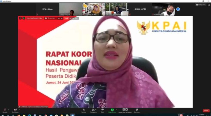 KPAI Rilis Hasil Pengawasan dan Pengaduan PPDB Tahun 2020 Dalam Rapat Koordinasi Nasional