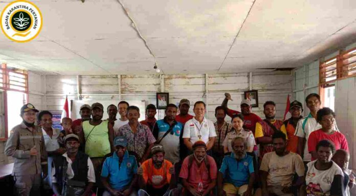 Karantina Pertanian Merauke Sasar Kampung Kelapa di Makaling Jadi Desa Gratieks