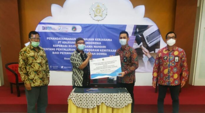 Asuransi Jasindo Salurkan Program Kemitraan Rp.1,397 Milyar di Sleman dan Bantul