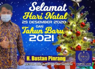 Hari Natal, Partai UKM Serukan Persatuan dan Perdamaian