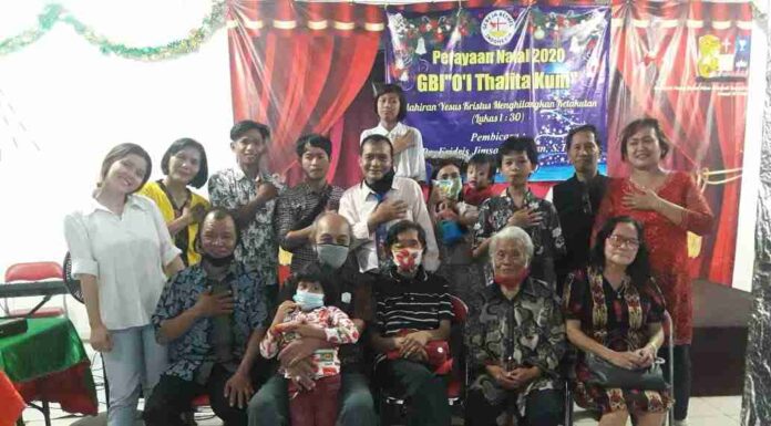 Perayaan Natal Bersama Jemaat Pos PI GBI O’i Talita Kum Marunda Cilincing Jakarta Utara Berlangsung Sederhana dan Penuh Hikmat
