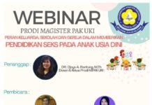 Peran Keluarga, Sekolah dan Gereja dalam Memberikan Pendidikan Seks pada Anak Usia Dini