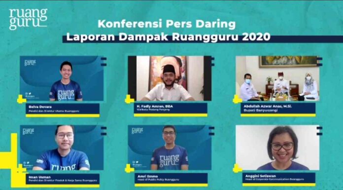 Ruangguru Rilis Laporan Dampak 2020, Layani Lebih dari 22 Juta Masyarakat Indonesia Selama Pandemi