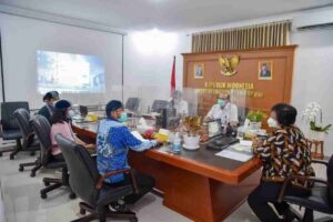 Pengurus Pusat GMKI Melakukan Audensi dengan Menteri Lingkungan Hidup Dr. Siti Nurbaya Bakar Membahas Persoalan Lingkungan di Indonesia, Kamis 4 Februari 2021