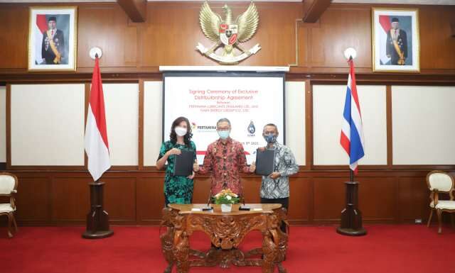 Tingkatkan Pertumbuhan Sektor Pelumas Retail, Pertamina Lubricants (Thailand) Co., Ltd Gandeng Iyara Energy Group