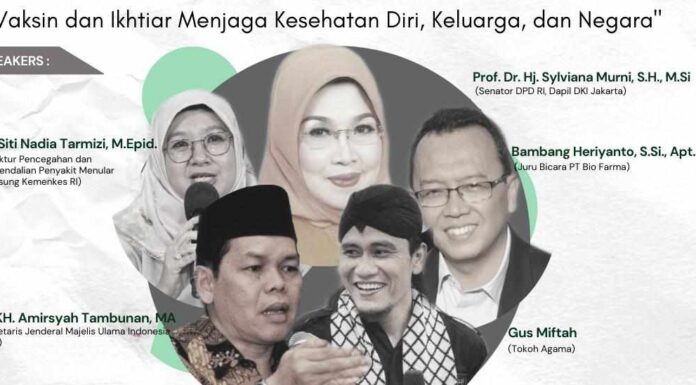 HMI Adakan Edukasi Tentang Vaksin, Jubir Kemenkes: Vaksin Sinovac Sudah Mendapat Sertifikat Halal MUI.