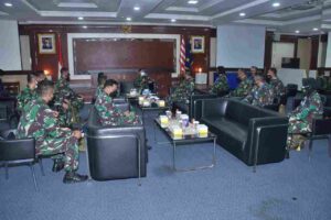 Kas Koarmada I Terima Kunjungan Perwakilan Perwira Siswa Sesko AU