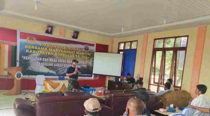KOMSOSMAR SPOTMAR TNI AL TA. 2021 DIGELAR PANGKALAN TNI AL DI KABUPATEN SIMEULUE