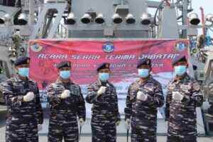 Komandan Satkor Koarmada I Pimpin Sertijab Dua Komandan KRI