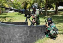 LANAL BABEL LAKSANAKAN LATIHAN PERAN PERTAHANAN PANGKALAN