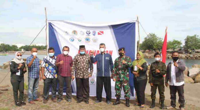 DANLANAL APRESIASI PENANAMAN MANGGROVE DI PANTAI PULAU SEMADU LHOKSEUMAWE