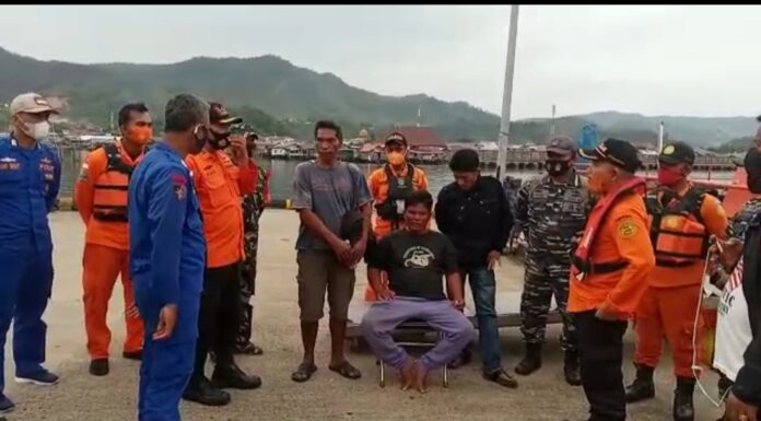 TERGABUNG DALAM TIM SAR, LANAL SIBOLGA LAKUKAN PENCARIAN DAN PENYELAMATAN ABK KM. MIKHEL
