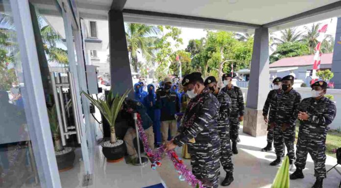 Pangkoarmada I Hadiri Penandatanganan Prasasti Pembangunan Stasion Bantu Kapal Selam dan Sarpras Mess di Natuna