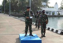 TNI ANGKATAN LAUT LAKSANAKAN GELAR PASUKAN KESIAPAN LATIHAN OPERASI PERTAHANAN PANTAI
