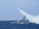 KRI Clurit-641 dan KRI Kujang-642 Sukses Tembakan Rudal C-705