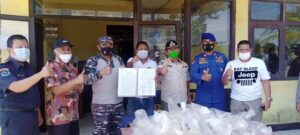 TNI AL Bersama Tim Terpadu PSDKP Melaksanakan Pelepasliaran Benih Bening Lobster