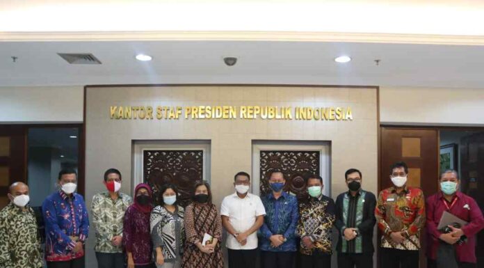 Perwakilan Kerja Sama untuk Pencegahan Penyiksaan (KuPP) Melakukan Audiensi dengan Kepala Staf Kepresidenan RI Moeldoko