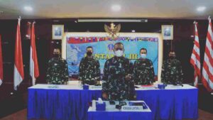 KOMANDAN LANTAMAL III HADIRI SOSIALISASI UNCLOS 1982 DI JAJARAN KOARMADA I TAHUN 2021