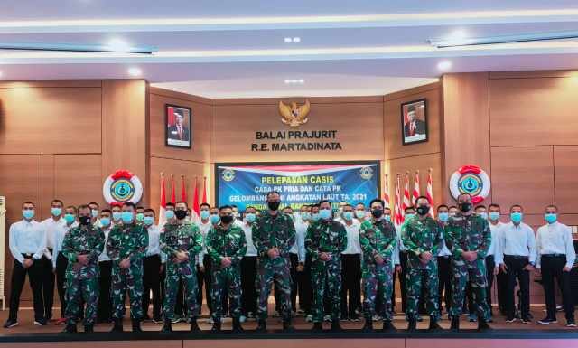 33 CALON PRAJURIT TNI AL PANDA LANAL BABEL MENUJU TES PANTUKHIR PANITIA PUSAT